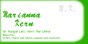 marianna kern business card